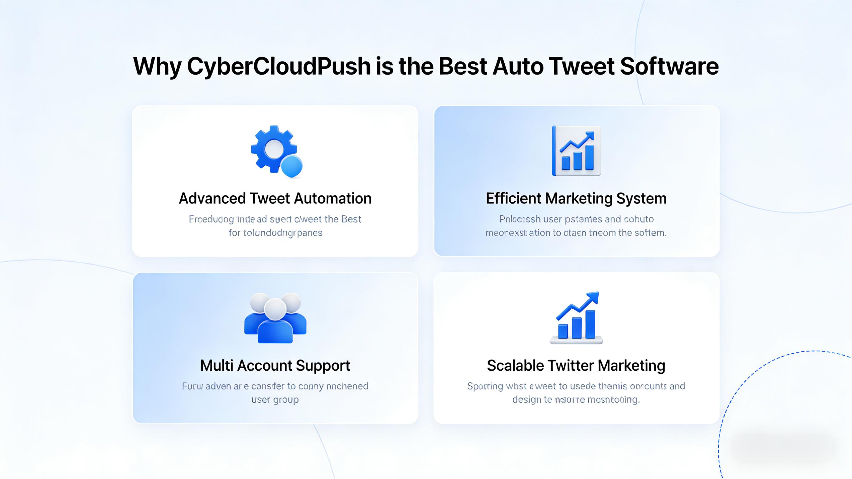CyberCloudPush Auto Tweet Advantages Demo