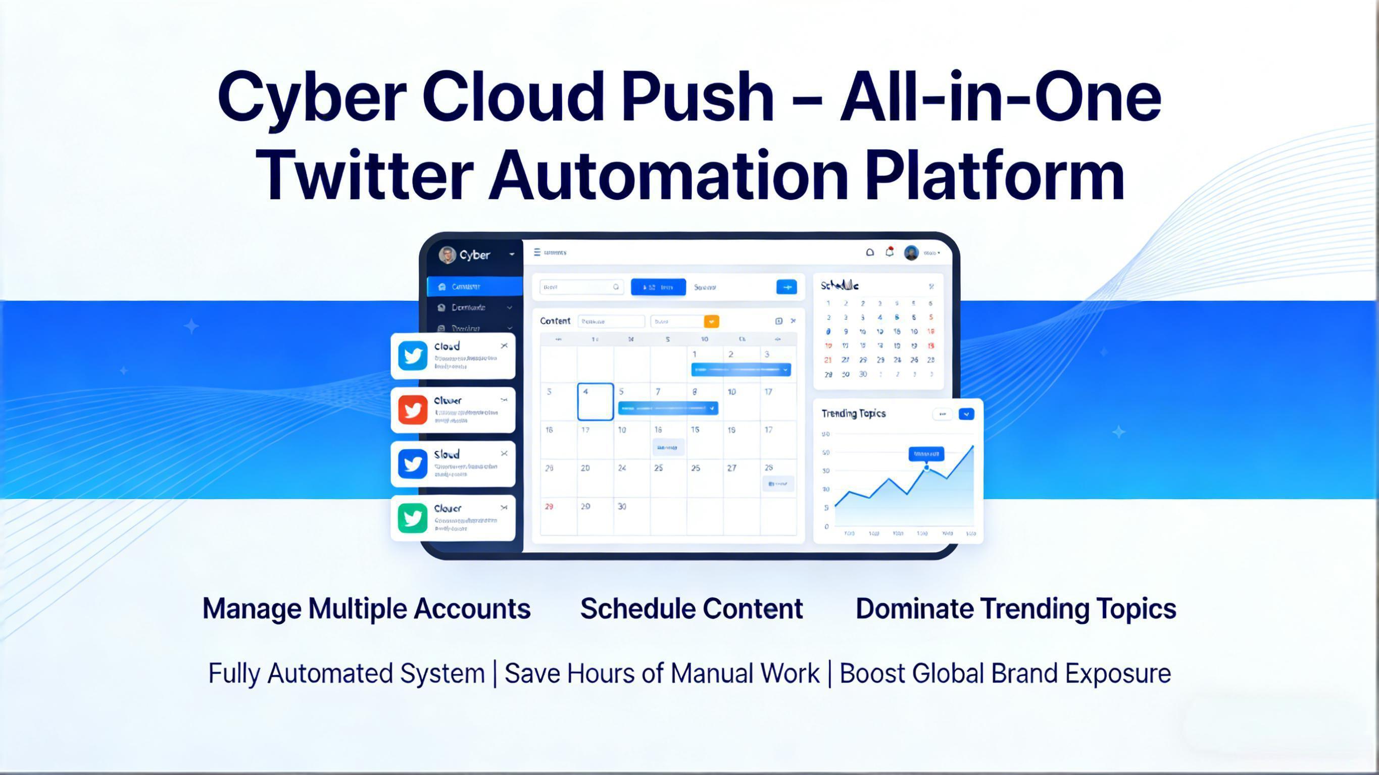 Auto Tweet Software Dashboard